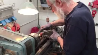 Lower rudder fitting