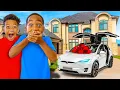 Download Lagu VERRASSENDE DJ \u0026 KYRIE MET NIEUW HUIS \u0026 2022 MODEL X TELSA!