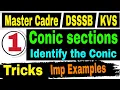 Conic Sections Identify the Conic Tricks Imp Examples Master Cadre DSSSB KVS