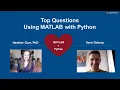 Using MATLAB with Python Top Questions Answered