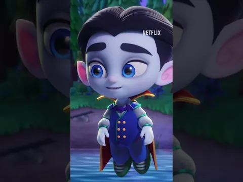 A vampire meets a mermaid?! 🧛🧜 Super Monsters is now playing on Netflix!