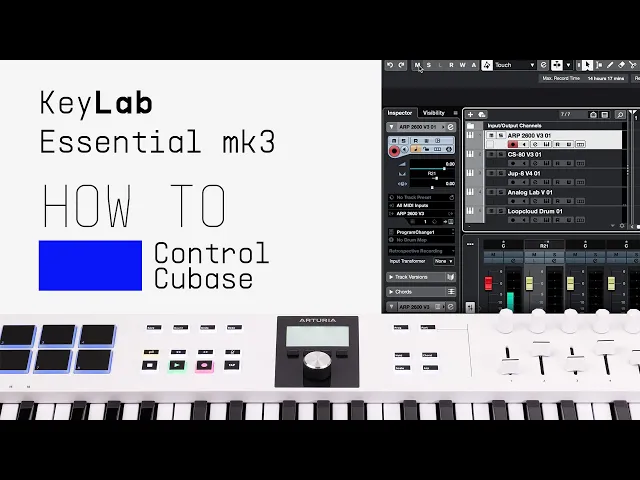 How to control Cubase