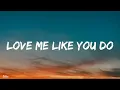 Ellie Goulding -Love Me Like You Do (lyrics)