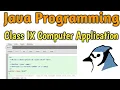 CLASS IX ICSE - Java Programming in BlueJ