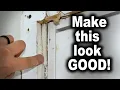 Door Jamb Not Flush with Wall How to Install Extension Jamb and Trim