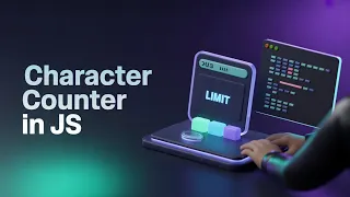 Build a Character Counter Using JavaScript Real-Time Text Limit Tracker Tutorial HTML CSS JS