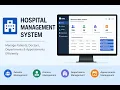 Hospital Management System Spring Boot PostgreSQL