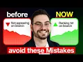 5 SEO Content Writing Mistakes That Are Killing Your Rankings