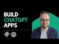 How to Build ChatGPT Apps with Next js and Vercel Full Technical Tutorial