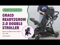 Graco Ready2Grow 2 0 Double Stroller Car Seat Installation Tutorial