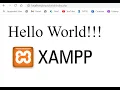 How to run PHP file on localhost XAMPP server