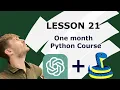 Python ChatGPT Course Lesson 21 Practice exercises