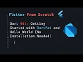 Dart 001 Getting Started with DartPad and Hello World No Installation Needed