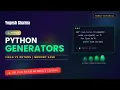 Python Generators Explained in Hindi yield vs return GB File Read Without Crash