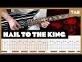Download Lagu Avenged Sevenfold - Hail to the King - Guitar Tab | Lesson | Cover | Tutorial