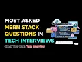 Ace Your MERN Stack Interview in 2025 MongoDB Express React Node Explained