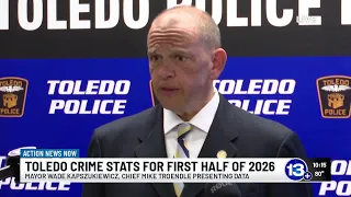 Homicides robbery continue to fall in mid-year Toledo crime statistics