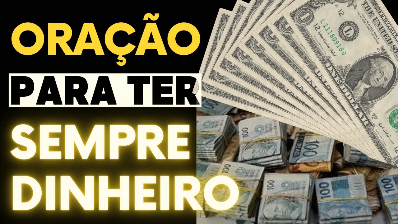 TENHA SEMPRE DINHEIRO COM VOCÊ #oração #dinheiro #youtube #enriquecer