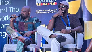 femi adebayo kunle afolayan gabriel afolayan meet at afriff 2025 film festival 