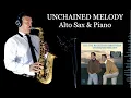Download Lagu UNCHAINED MELODY - A.North/H.Zaret - Alto Sax\u0026Piano - Free score