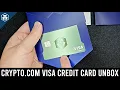 Unboxing the New Crypto com Visa Credit Card Activation App Setup Guide