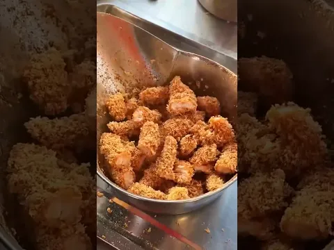 Chinese Crispy Nuggets #chinesefood #chinesestreetfood