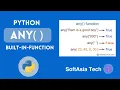 MM Exploring Python s any Function