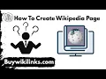How to Create a Wikipedia Page Step-by-Step Guide Buywikilinks com