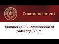 Summer 2026 6 pm Saturday August 1st