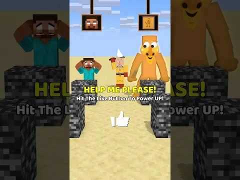 Help me tO Defeat Tungtungsahur #minecraft #shorts #animation