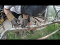 an old hay rake