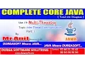 Core Java-Multi-Threading-Inter-Thread Communication-Part 3