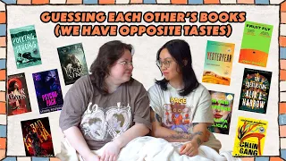 My girlfriend and I guess each other's books (we have opposite reading tastes)