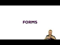 XI Handling User Input with Forms 1 Module Introduction