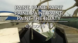 Sailing Vessel Triteia – Painting the Decks of an Alberg 30 – Episode 15