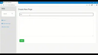 CS50 Web Project 1 - Wiki