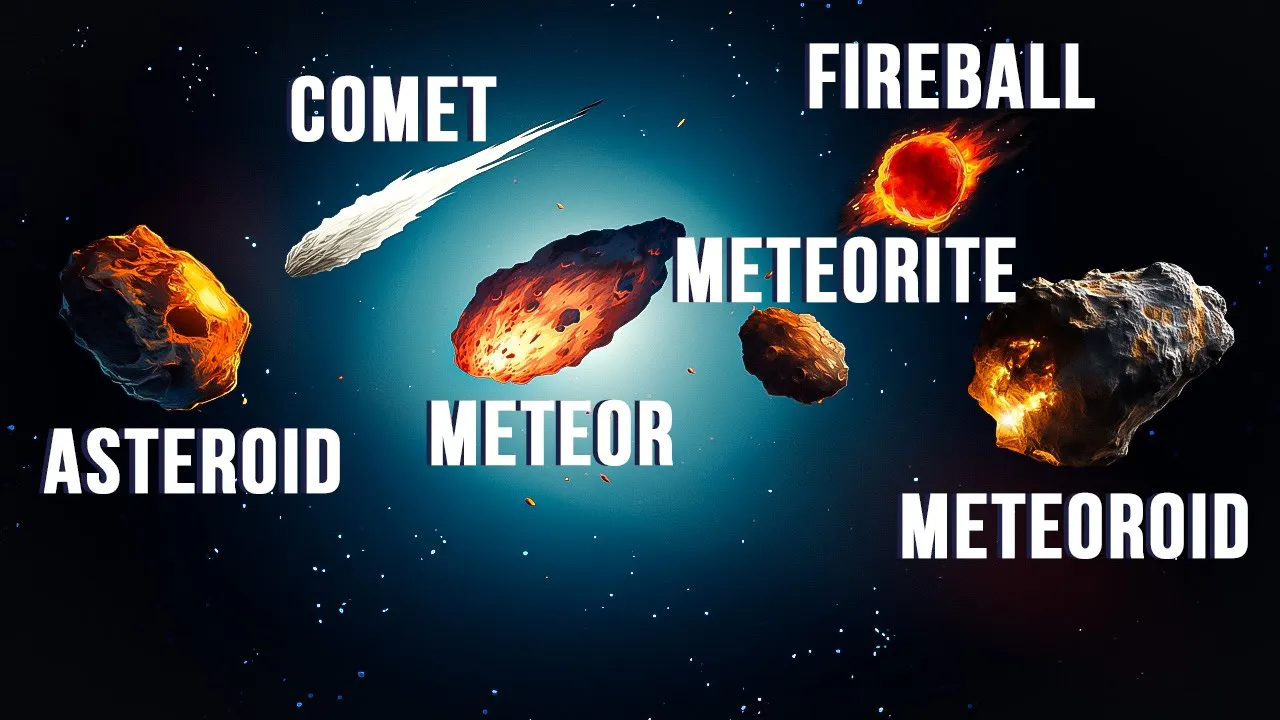 The Real Differences Between Asteroids, Meteorites, Meteoroids, Bolides And Comets