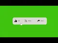 Download Lagu Animation Facebook Like, Follow \u0026 Share Green Screen 2020