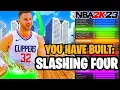 BEST RARE SLASHING FOUR BUILD RARE 6 8 ALL AROUND DEMIGOD BUILD NBA 2K23 NEXT GEN