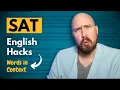 SAT English Hacks Words in Context