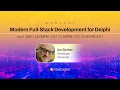 Modern Full-Stack Development for Delphi