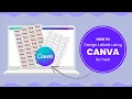 How to design labels using Canva Free version pt 2