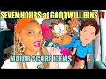 OH MY GOD SEVEN HOURS of DIGGING in The GOODWILL BINS I m EXHAUSTED