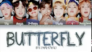Download BTS (방탄소년단) - “Butterfly” (Color Coded Lyrics Han/Rom/Eng/작사) MP3