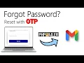 How to code OTP system Reset password with One Time Password