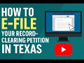 Texas Expunction and Nondisclosure e-file DIY