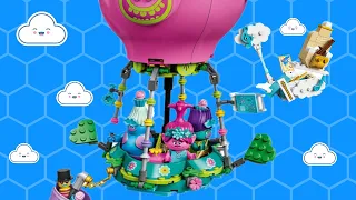 LEGO Trolls World Tour Poppy’s Hot Air Balloon Adventure 41252 Unboxing Speed Build