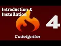 Introduction Installation Part CodeIgniter 4 Tutorial