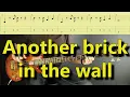Pink Floyd - Another Brick in the Wall (Bass cover with TAB)