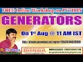 FREE Workshop on PYTHON GENERATORS by DURGA Sir